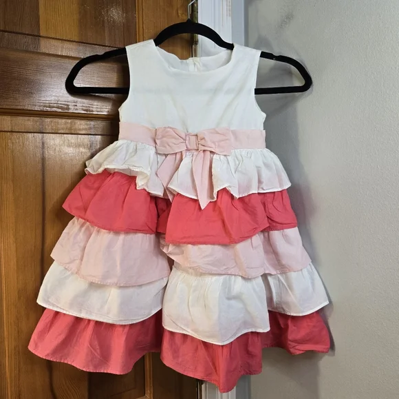 open lace back dress Gymboree Rose Dress, 3-6M  Little Cubs Closet, LLC